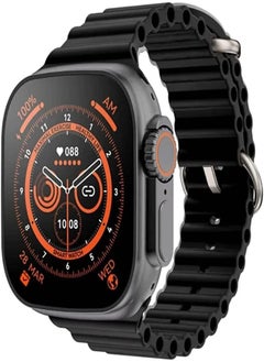 Keendex KX 2927 Smart Watch T800 With Bluetooth, HD Screen, Waterproof and Wireless Charging - Black