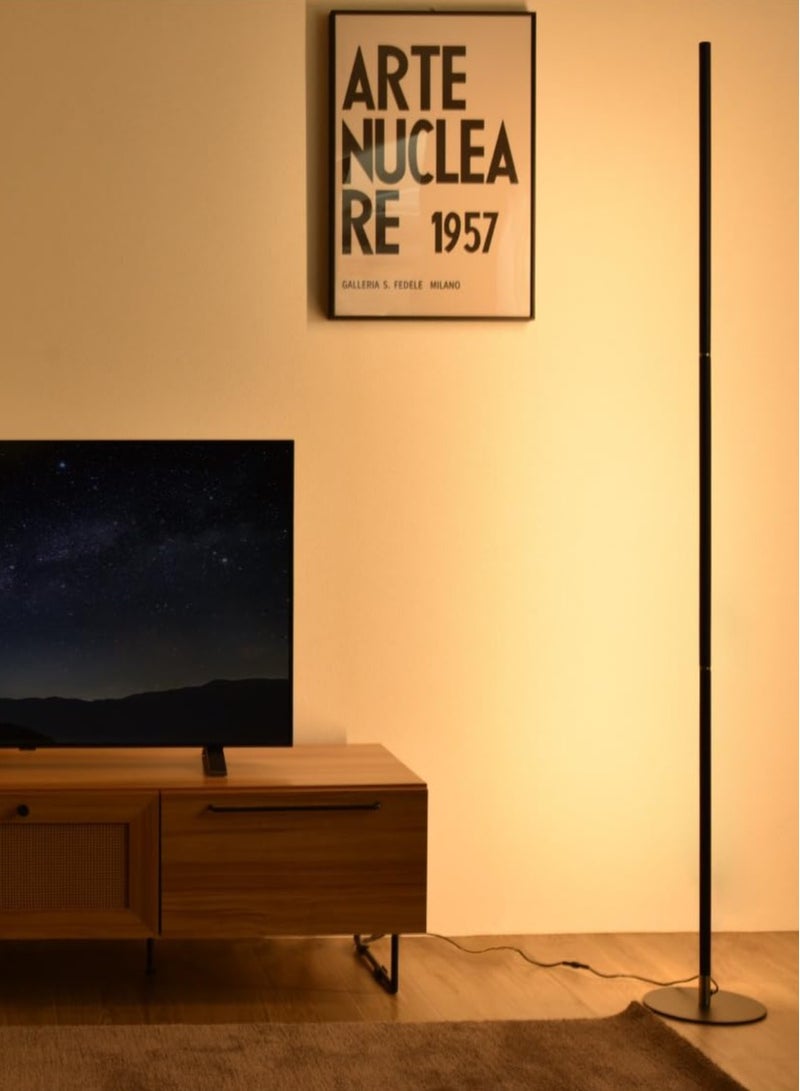 Floor Lamp LED Modern Standing Reading Light, Height 3 Levels & Rotatable, 3 Color & Stepless Brightness Dimmer for Living Room Corner Lamp, Office Task Light - Image 5