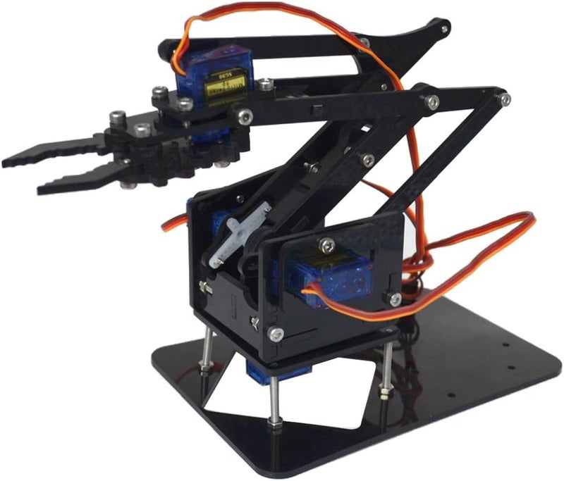klarako 4-Dof Tank Robot Chassis & Mechanical Arm for , DIY Assembled Robotic Arm Kit for Kids & Adults - Image 1