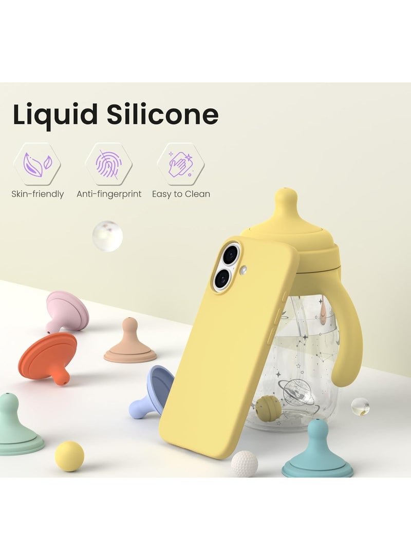 Case for iPhone 17 Soft Liquid Silicone Gel Case Full Body Shockproof Protection Matte Finish Cover Soft Microfiber Lining Cushion Slim Back Case for iPhone 17 - Image 4