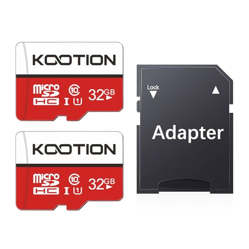 KOOTION 32GB Micro SD Card 2-Pack Class 10 Micro SDHC Card UHS-I Memory Card, High Speed TF Card, C10, U1, 32 GB - Image 1