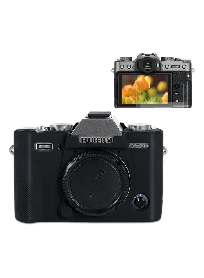 General Fujifilm XT30 / XT30 II Camera Case, Soft Silicone Cover Skin & Screen Protector Fujifilm XT30 / XT30 II Camera Bag Accessories  - Image 1