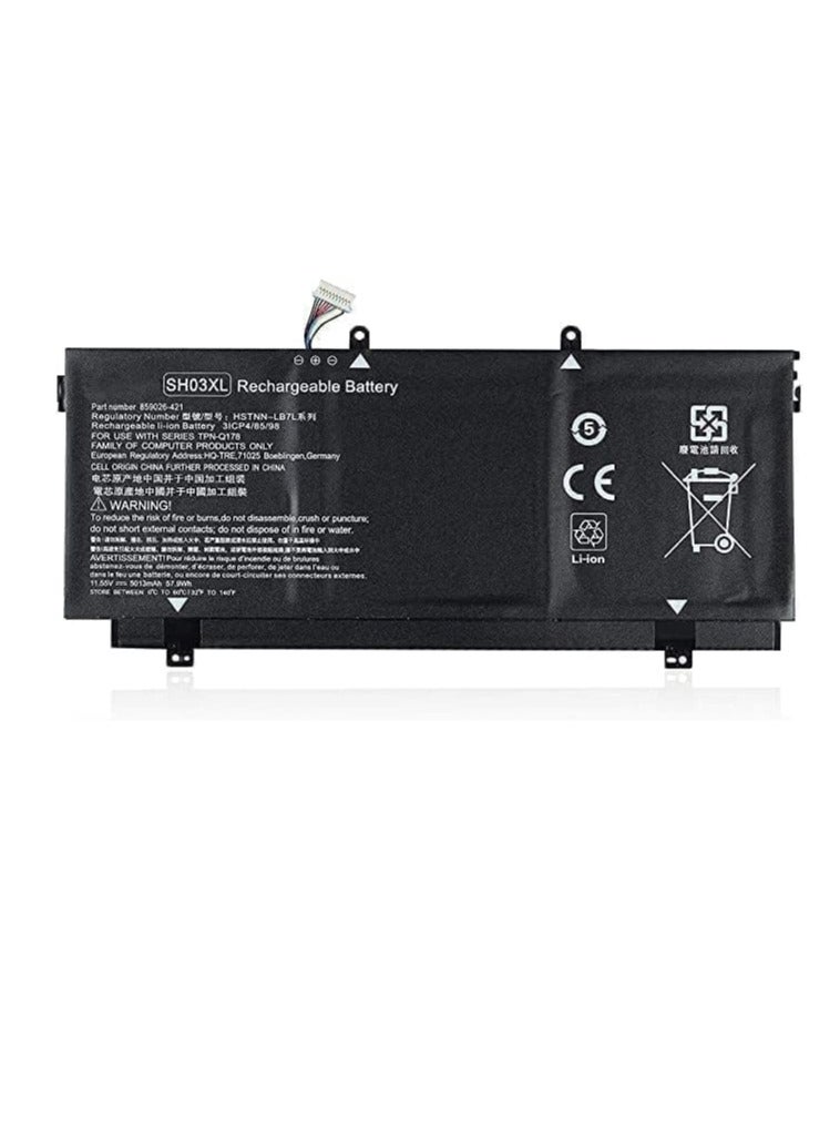زيكسين بطارية SH03XL 859356-855 لأجهزة HP Spectre X360 13-AC0XX 13-W0XX 13T-AC000 13T-W000 13-AC033DX AC023DX AC052NA AC002NA AC092MS 13-W013DX W023DX W025ND W010ND SH03057XL 859026-421 TPN-Q178 - Image 1