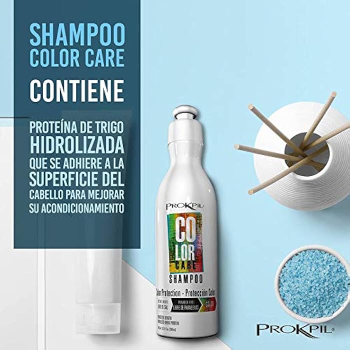 Prokpil Colored Hair Shampoo Salt Free Parabens Free Color Protection No Frizz 10.1oz-300ml - Image 3