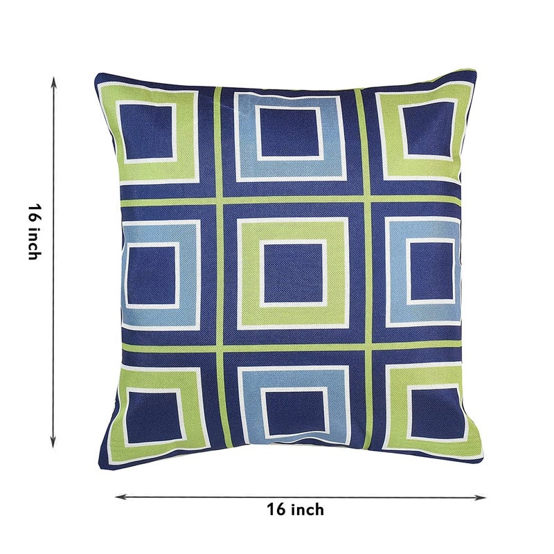 MEBELS JOY Jute 140TC Cushion Covers 16 x 16 inches Multicolor Set of 5 - Image 2