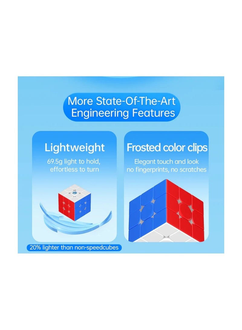 جانكيوب مكعب السرعة Gan 356 RS 2 غير مغناطيسي 3×3 بدون ملصقات - Image 4