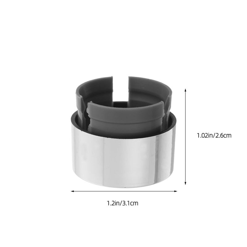 BESTonZON 12pcs Silver Wheel Lug Nut Caps Dust Covers for Automotive Hub Protection - Image 3