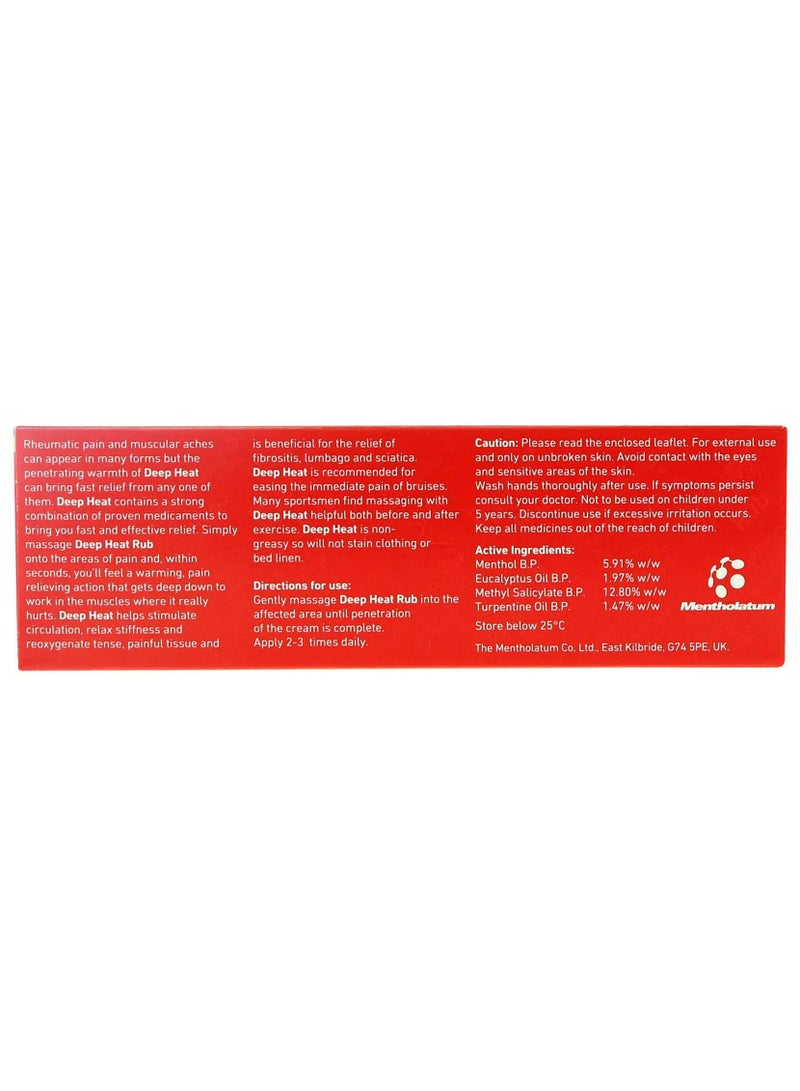 DEEP HEAT Fast Relief Rub 100 G - Image 4
