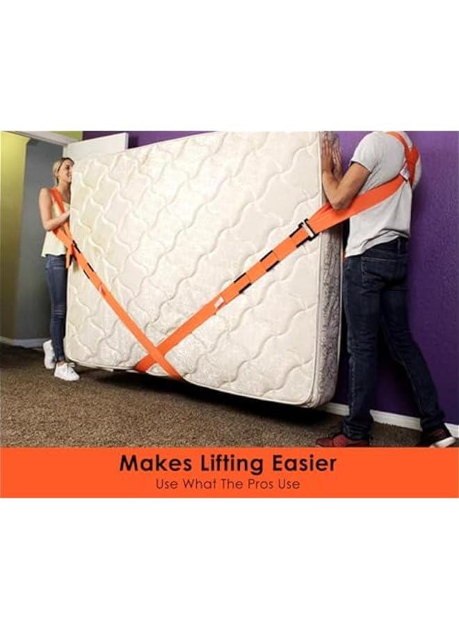 Generic - Moving Straps 2-Person Shoulder Lifting Straps for Moving Furniture, Mattresses, and Heavy Objects up to 1000 lbs - Image 1