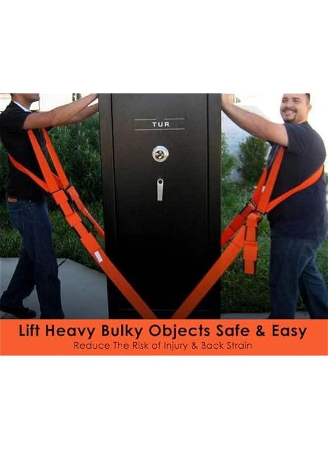 Generic - Moving Straps 2-Person Shoulder Lifting Straps for Moving Furniture, Mattresses, and Heavy Objects up to 1000 lbs - Image 1