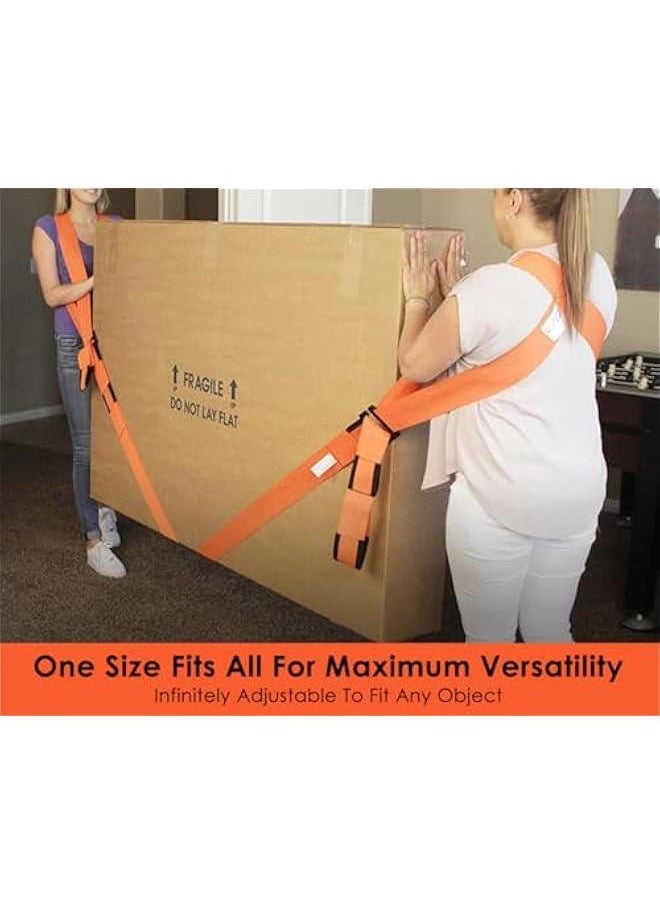 Generic - Moving Straps 2-Person Shoulder Lifting Straps for Moving Furniture, Mattresses, and Heavy Objects up to 1000 lbs - Image 1