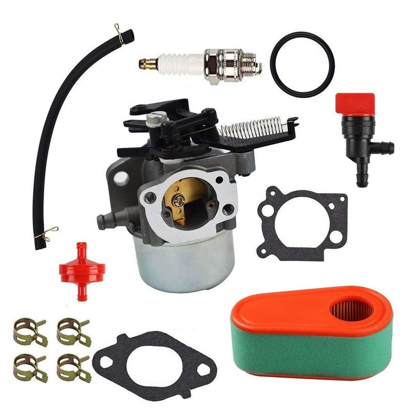 Carburetor Fuel Line Fuel Filter Gasket Kit for 796608 111000 11P000 121000 12Q000 Engines 2700Psi 3000Psi TroyBilt Pressure Washer 775Hp 875Hp with air Filter 796608 filter