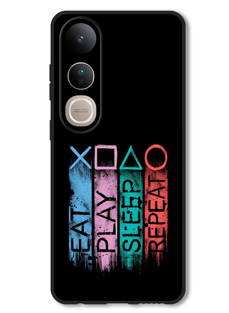 Theodor Case Compatible with Vivo V50 Lite Protection Shockproof Bumper Cover Eat Pla - Image 1