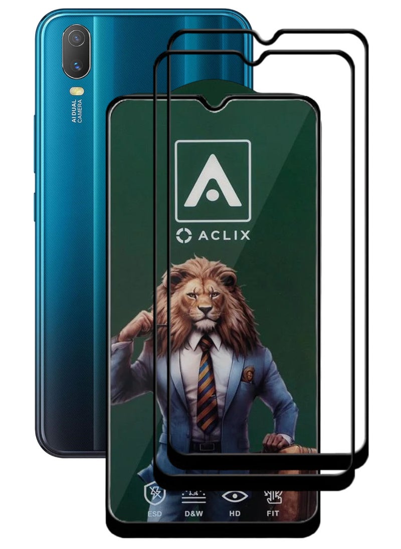 أكاليكس قطعتين، حماية شاشة،  لهاتف فيفو Y11 (2019)، جودة ممتازة. - Image 1