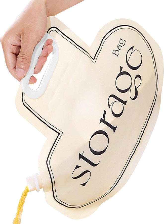 Swejos Polyethylene Large Grain Storage Bag Organizer With Plastic Handle And Sealed Lid To Keep Rice And Cereals Safe Practical For Kitchen (3) - Image 1