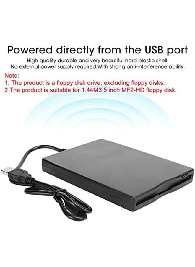 erorex - 3.5 Inch Portable Usb Floppy Disk Drive External Removable Floppy Disk Reader Card Reader Computer Accessory For Pc Laptop - Image 1