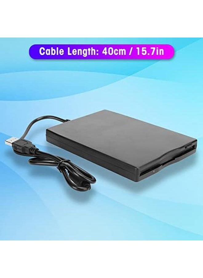 erorex - 3.5 Inch Portable Usb Floppy Disk Drive External Removable Floppy Disk Reader Card Reader Computer Accessory For Pc Laptop - Image 1