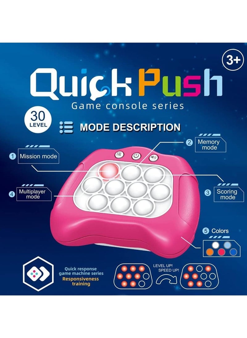 Pop Quick Push Game Console Series Toys for Kids, Interesting Push Bubble Fidget Stress Relief Toys, Anti-Stress Toys for Boys and Girls Aged 3-10  - Image 2