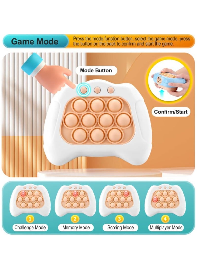Pop Quick Push Game Console Series Toys for Kids, Interesting Push Bubble Fidget Stress Relief Toys, Anti-Stress Toys for Boys and Girls Aged 3-10  - Image 4