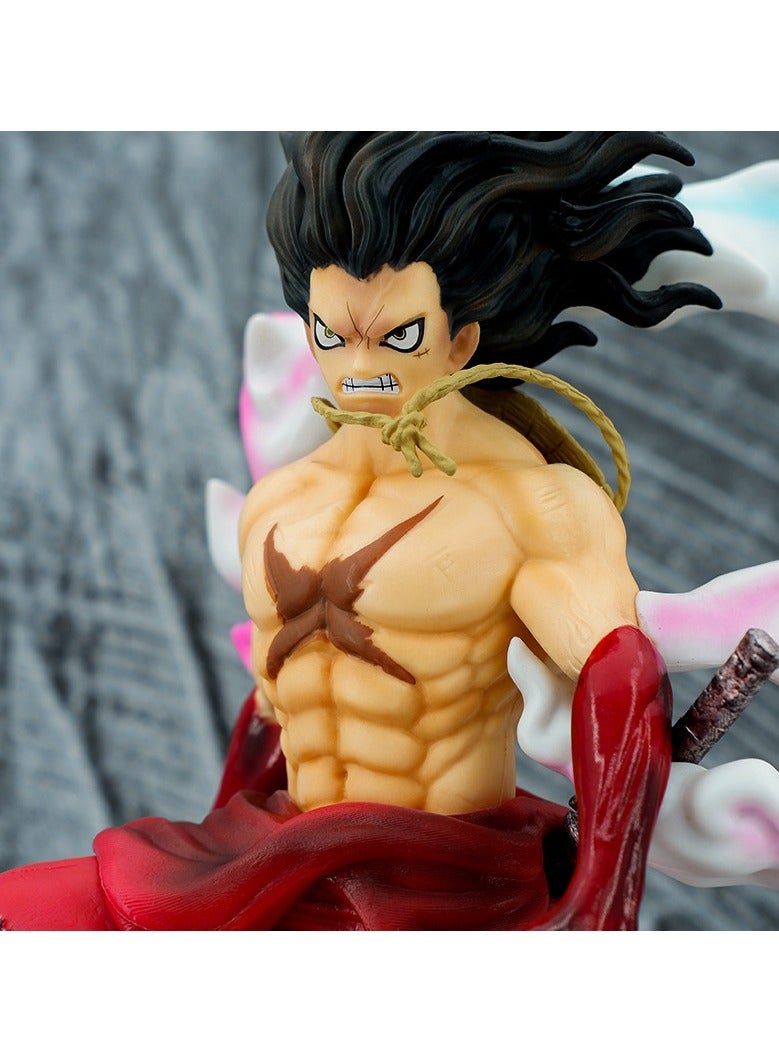 General Wano Country Snake Man Luffy Anime Figure One Piece Straw Hat Kid Kimono Series Model Ornaments  - Image 2