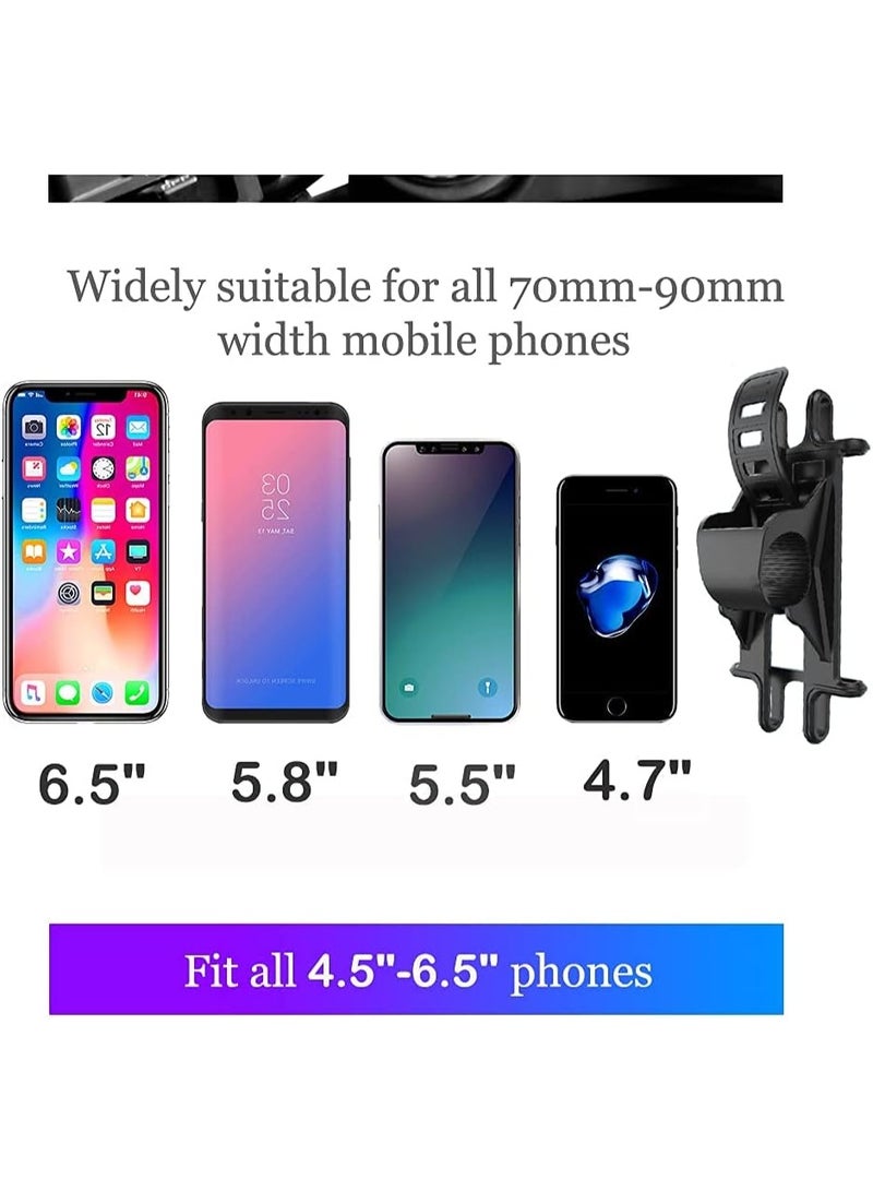 حامل هاتف للدراجة / الدراجة النارية للملاحة GPS / الخرائط / الموسيقى مصنوع من سيليكون متين غير قابل للانزلاق. حامل هاتف دراجة قابل للإزالة لمقود الدراجة - Image 4