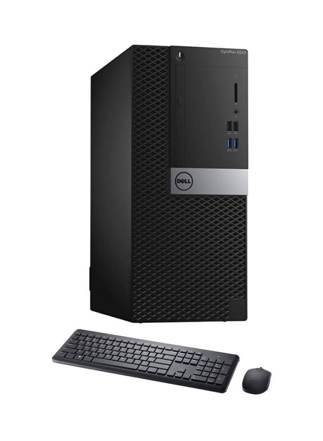 DELL OPT MT 5040 Tower PC Core i5 Processor/4GB RAM/500GB HDD/Integrated Graphics With Keyboard And Mouse Black - Image 1