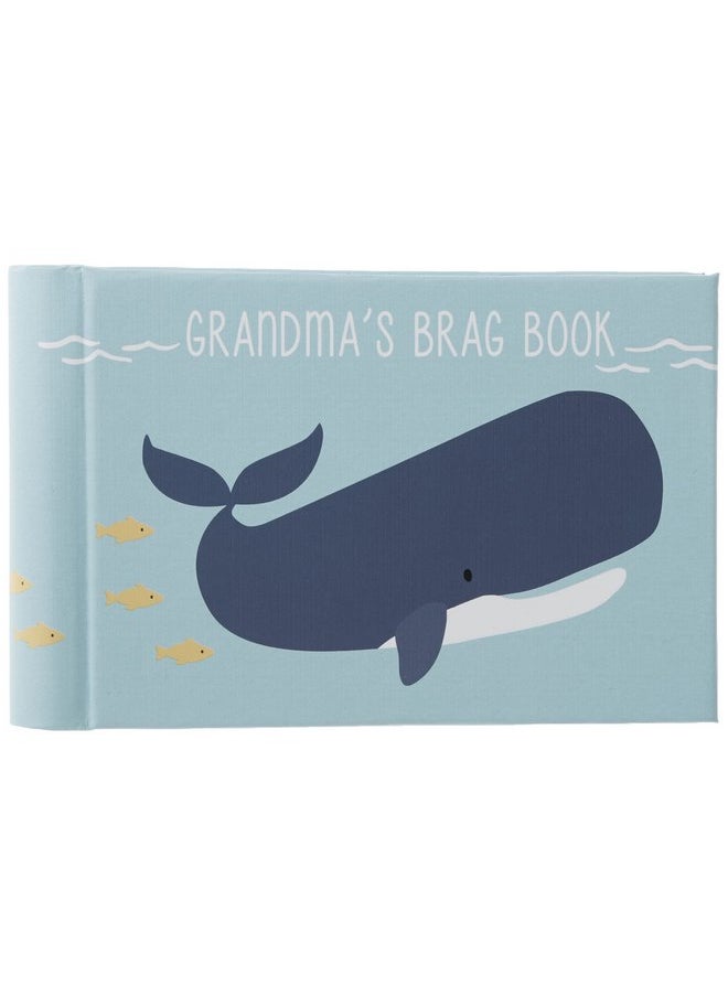 C.R. Gibson Carter's BP73-14074 Blue Under The Sea Mini Baby Photo Album Brag Book, Holds 40 Photos  - Image 1