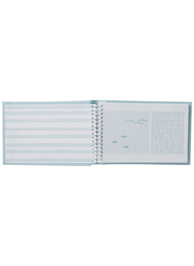 C.R. Gibson Carter's BP73-14074 Blue Under The Sea Mini Baby Photo Album Brag Book, Holds 40 Photos  - Image 2