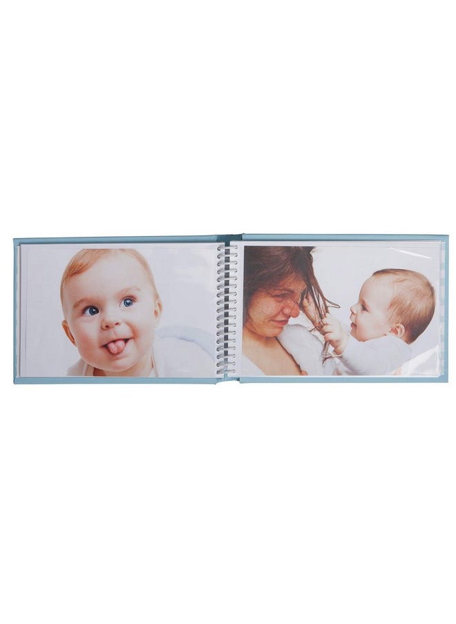C.R. Gibson Carter's BP73-14074 Blue Under The Sea Mini Baby Photo Album Brag Book, Holds 40 Photos  - Image 4