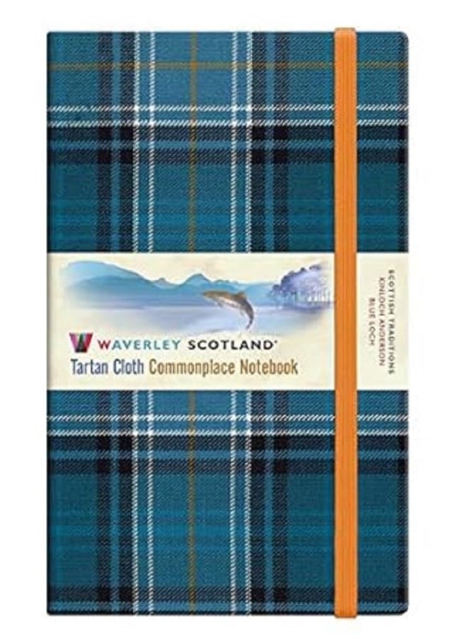 Blue Loch Waverley Tartan Notebook/Journal: Large: 21 x 13cm 