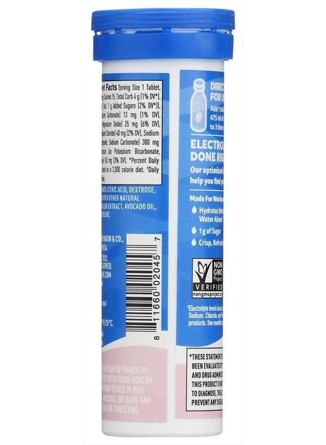 Nuun Hydration: Strawberry Lemonade Electrolyte Drink Tablets (2 Tubes of 10 Tabs) - Image 3