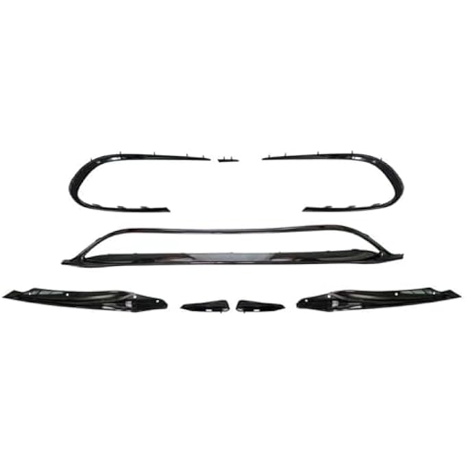 AUSMILA Front Bumper Splitter Lip Side Air Vent Trim for Benz W117 C117 CLA250 CLA45 AMG 2016-2019 - Image 2
