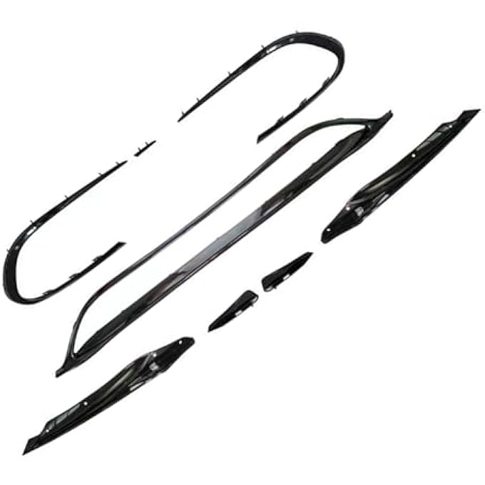 AUSMILA Front Bumper Splitter Lip Side Air Vent Trim for Benz W117 C117 CLA250 CLA45 AMG 2016-2019 - Image 4