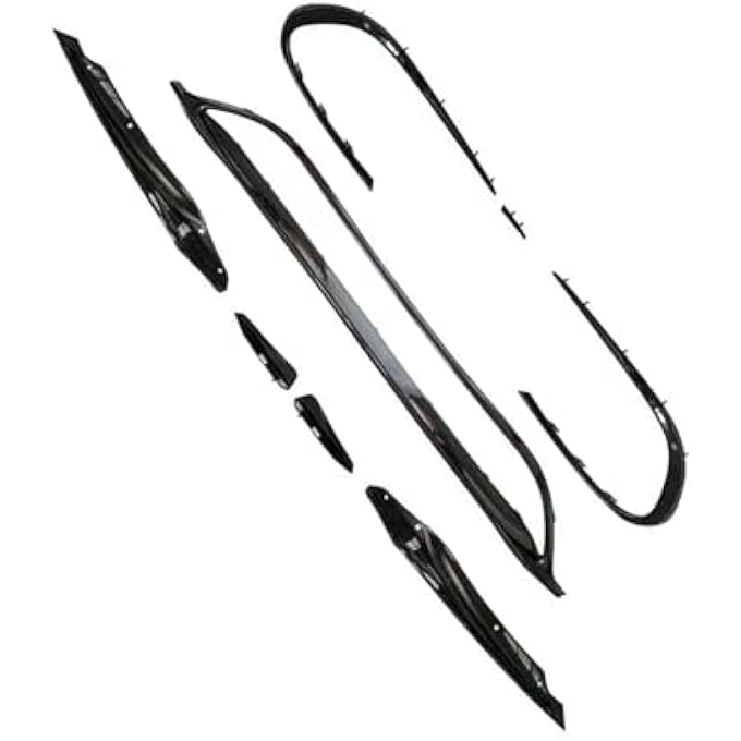 AUSMILA Front Bumper Splitter Lip Side Air Vent Trim for Benz W117 C117 CLA250 CLA45 AMG 2016-2019 - Image 3