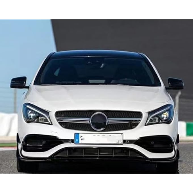 AUSMILA Front Bumper Splitter Lip Side Air Vent Trim for Benz W117 C117 CLA250 CLA45 AMG 2016-2019 - Image 5