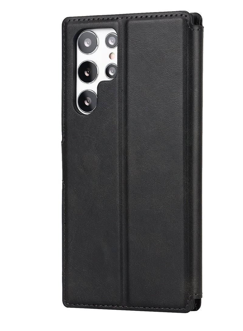 Suteni غطاء حماية جلدي قابل للطي لهاتف سامسونج المحمول - Image 3