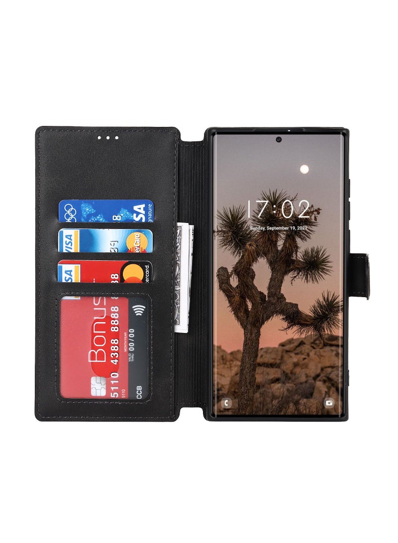 Suteni غطاء حماية جلدي قابل للطي لهاتف سامسونج المحمول - Image 2