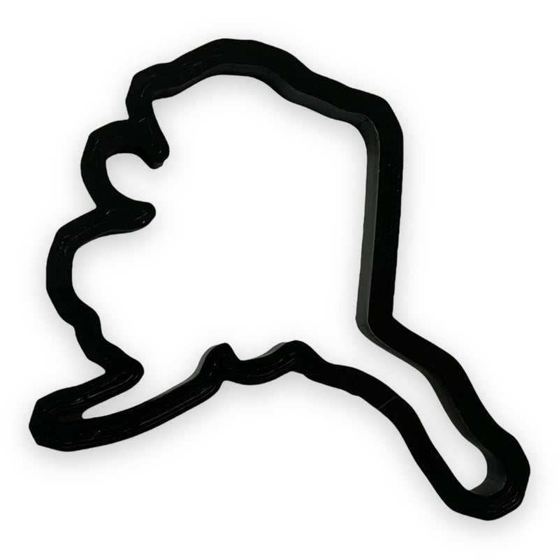 Bundle of Fun Alaska State Cookie Cutter with Easy to Push Design (4 inch) - Image 1