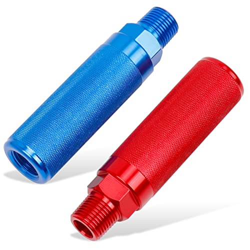 Dazakoot Glad Hand Handles for Semi Truck Air Glad Hand Grip for Semi Trucks and Trailers Extension Handle Set for Easier Coupling Red and Blue - Image 1