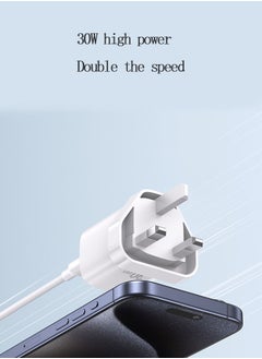 Usams Usams Series CC253 Charging Head Mini Compact Pd30w British Standard Fast Charging Plug Convenient For Travel  - Image 4