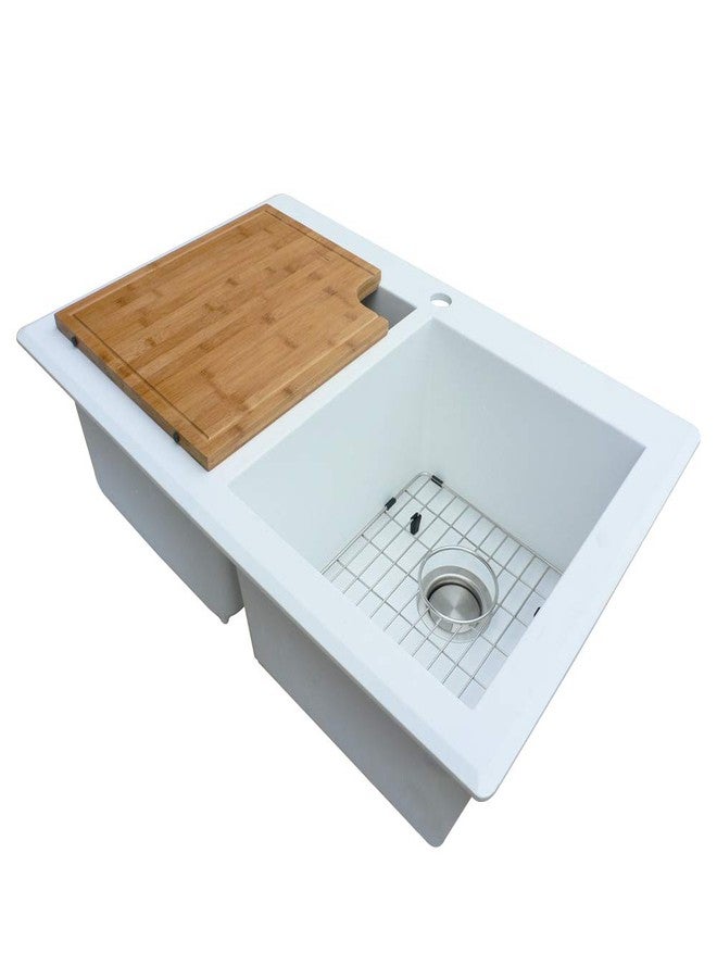 Transolid TCB1417-L Bamboo Cutting Board, 14.38-in L x 16.84-in W x 0.91-in H, Brown - Image 5