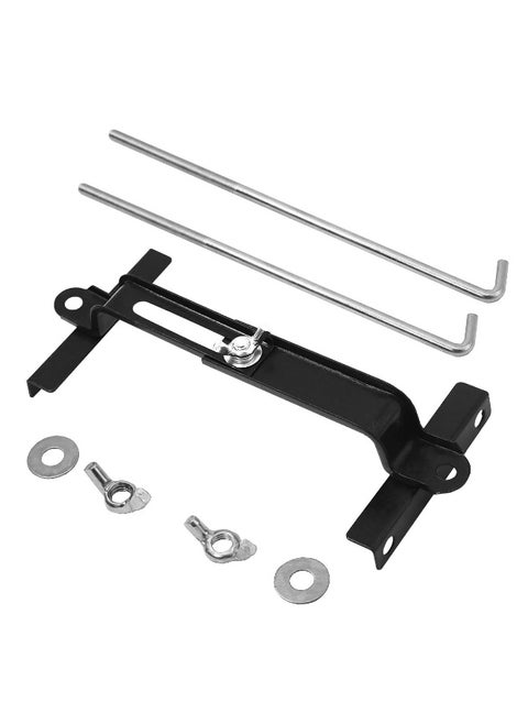 Battery Hold Down, Universal Adjustable Battery Hold Down for Car, Battery Hold Down Kit with 10 inch Stainless J Bolts, Adjustable Car Battery Holder