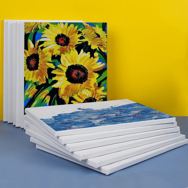 ESRICH 12 Pack Canvases for Painting with 11x14, Painting Canvas for Oil & Acrylic Paint. - Image 3