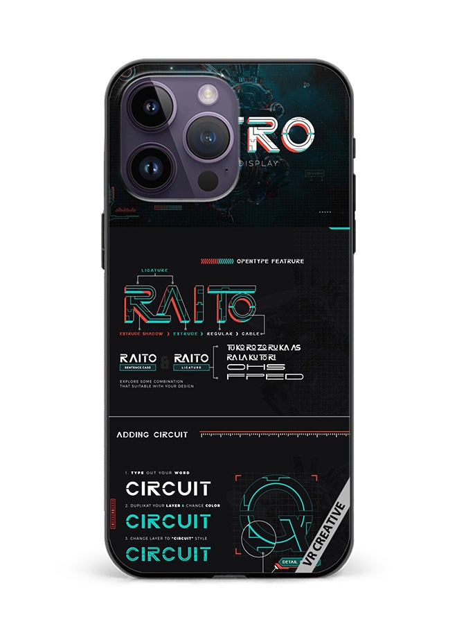 VR CREATIVE Protective Case Cover For Apple iPhone 16 Pro Multicolur Design Multicolour - Image 1