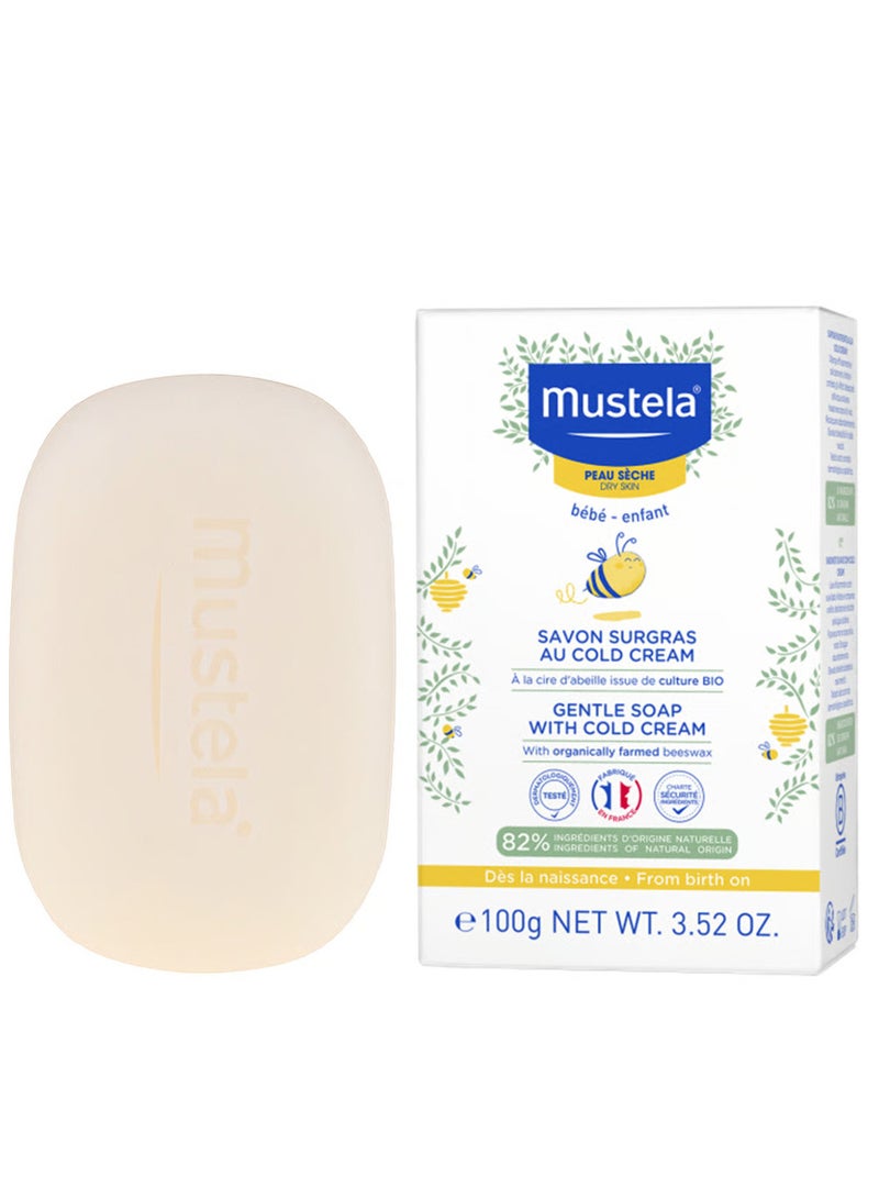 Mustela Gentle Soap Par with Cold Cream 100 Gm - Image 2