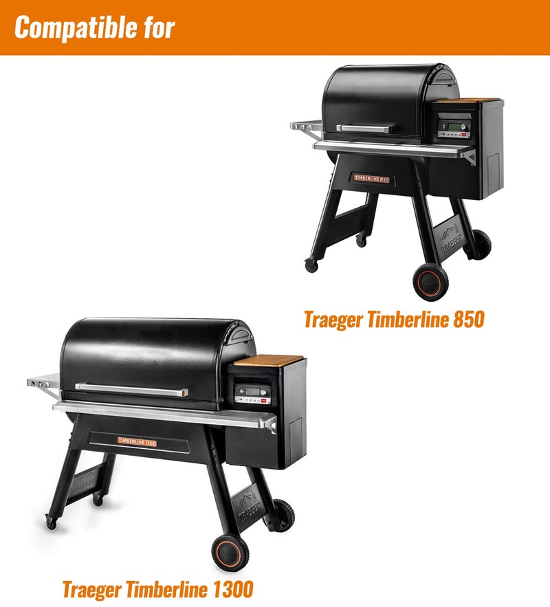 NUPICK 25 Pack Drip Pans for Traeger Timberline 850 & 1300 Grease Pan Liner (Gen 1 and 2 Models), BAC404/BAC582 Grill Drip Trays - Image 3
