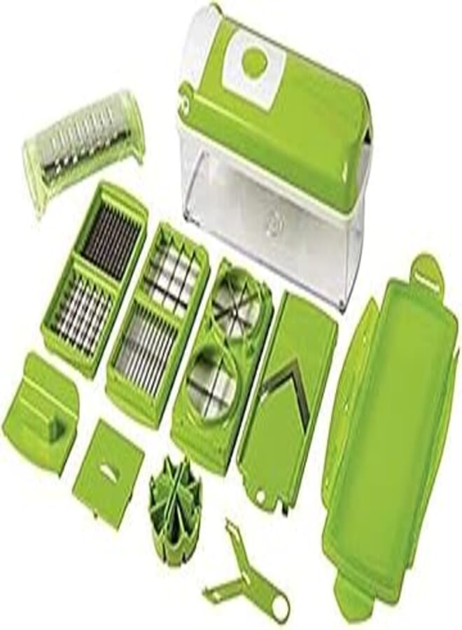 12 Pieces Super Vegetable Fruit Cutter Vegetable Cutter Fruit Vegetable Slicer Manual Vegetable Peeler Slicer Peeler Grater Kitchen Chopper