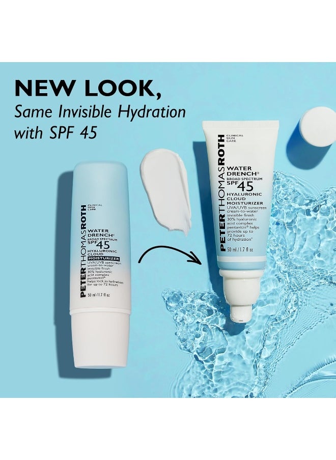 PETER THOMAS ROTH Water Drench Hyaluronic Hydrating Moisturizer Spf 45 50Ml/1.7 Fl Oz  - Image 2