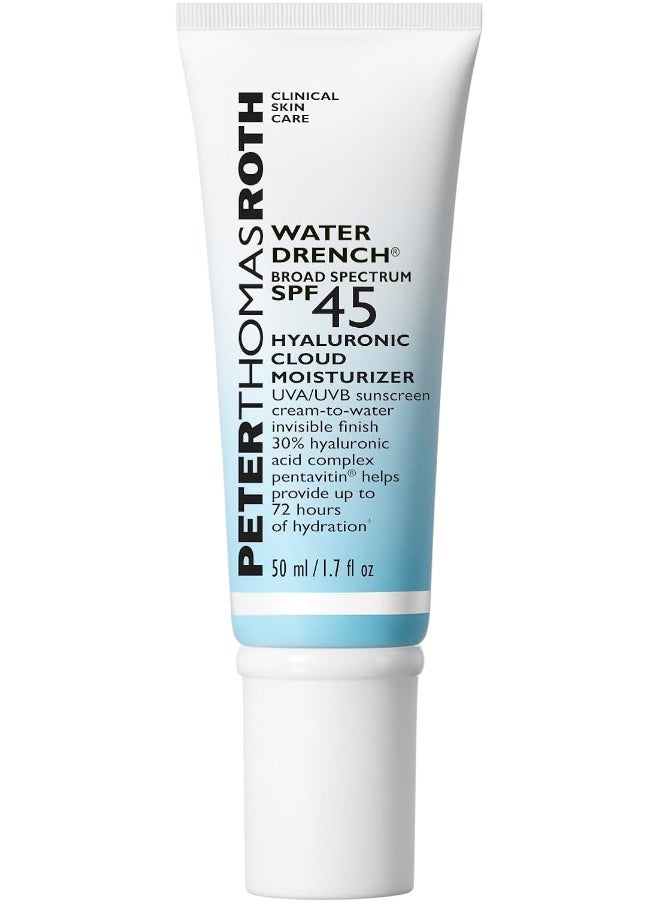 PETER THOMAS ROTH Water Drench Hyaluronic Hydrating Moisturizer Spf 45 50Ml/1.7 Fl Oz  - Image 3