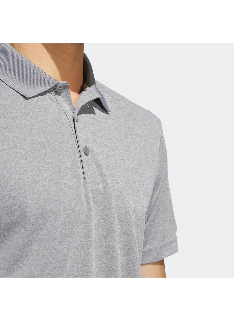 Adidas Adi Performance Heathered Polo Shirt